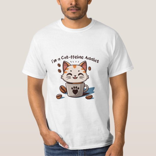 Ich bin ein Katzen-Liebling T-Shirt (Vorderseite)