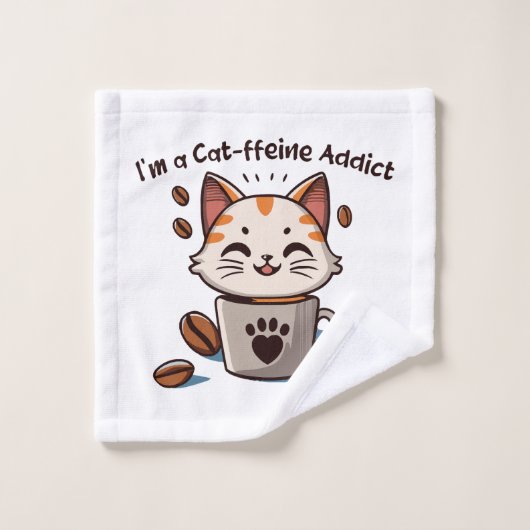 Ich bin ein Katzen-Liebling Waschlappen (Waschlappen)