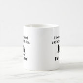 Ich bin ein Katzenmensch Kaffeetasse (Mittel)