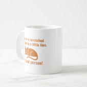 Ich bin ein Katzenmensch Kaffeetasse (Vorderseite Links)