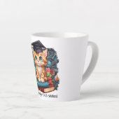 Ich bin ein Katzenstudent Milchtasse (Rechte Ecke)