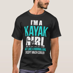 Ich bin ein Kayak Girl Shirt Funny Kayaking