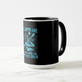 Ich bin ein Kayak-Mädchen Tasse (VorderseiteRechts)