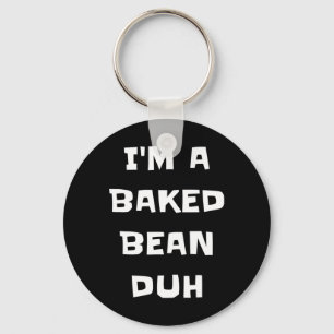 Ich bin ein Ked Bean Duh Fun Lazy Easy Halloween K Schlüsselanhänger