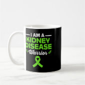 Ich bin ein Kidnierenkrankenkrieger Kaffeetasse (Links)