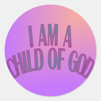 Ich bin ein Kind der Aufkleber Gottes