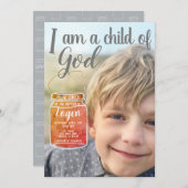 Ich bin ein Kind der guten Taufe Einladung (Vorne/Hinten)