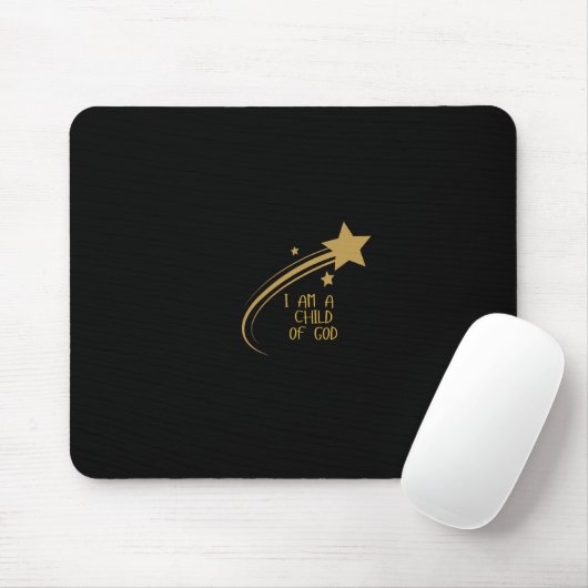 Ich bin ein Kind der Mouse Pad Gottes Mousepad (Mit Mouse)