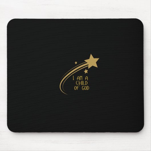 Ich bin ein Kind der Mouse Pad Gottes Mousepad (Vorne)