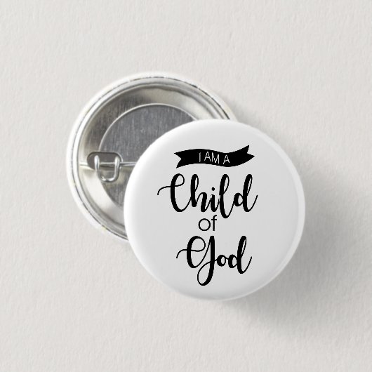 Ich bin ein Kind des Gottknopfes Button (Vorne & Hinten)