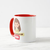 Ich bin ein Kind GOD-Tasse Tasse (Vorderseite Links)