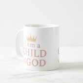 Ich bin ein Kind Gottes 15 Oz Kaffee Tasse (Vorderseite Links)