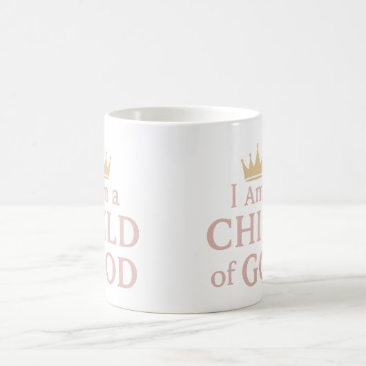Ich bin ein Kind Gottes 15 Oz Kaffee Tasse (Mittel)
