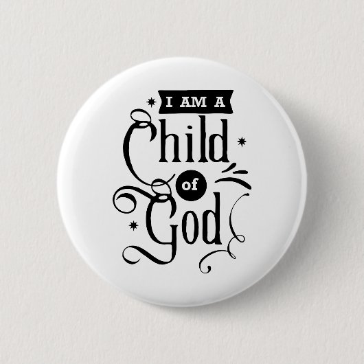 Ich bin ein Kind Gottes Button (Vorderseite)