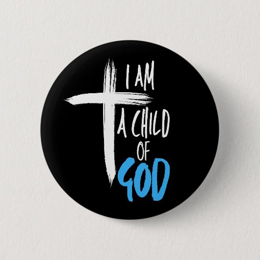 Ich bin ein Kind Gottes Button (Vorderseite)