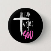Ich bin ein Kind Gottes Button (Vorderseite)