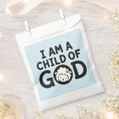 ICH BIN EIN KIND GOTTES | Christliches Babyshower- Geschenktütchen (Ausgeschnitten)