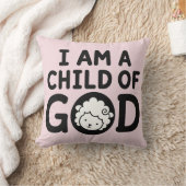 ICH BIN EIN KIND GOTTES | Christliches Babyshower- Kissen (Decke)