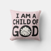 ICH BIN EIN KIND GOTTES | Christliches Babyshower- Kissen (Vorderseite)