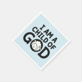 ICH BIN EIN KIND GOTTES | Christliches Geschenk zu Serviette (Ecke)