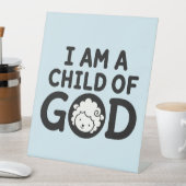ICH BIN EIN KIND GOTTES | Christliches Geschenk zu Sockelschild (In Situ)