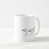 Ich bin ein Kind Gottes gezeichnet Kaffeetasse (VorderseiteRechts)