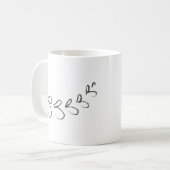 Ich bin ein Kind Gottes gezeichnet Kaffeetasse (Vorderseite Links)