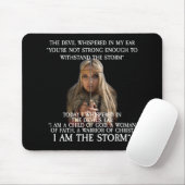 Ich bin ein Kind Gottes, ich BIN DER STORM Mousepad (Mit Mouse)