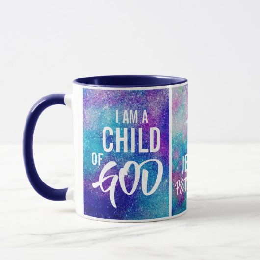 Ich bin ein Kind Gottes Kaffee/Tee-Cup Tasse (Links)