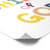 Ich bin ein Kind Gottes Kinder Christlicher religi Poster (Ecke)