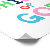 Ich bin ein Kind Gottes Kinder Christlicher religi Poster (Ecke)