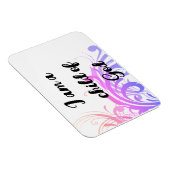 Ich bin ein Kind Gottes Pastel Geblüht Magnet (Rechte Seite)