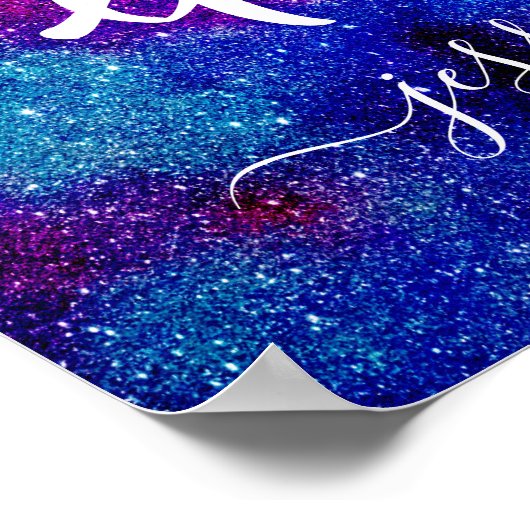 "ICH BIN EIN KIND GOTTES"-Poster Poster (Ecke)