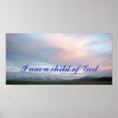 Ich bin ein Kind Gottes-Poster Poster (Vorne)