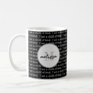 Ich bin ein Kind Gottes Schwarzes Personalisiert Kaffeetasse