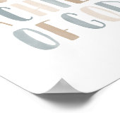 Ich bin ein Kind im Raum der Jungen Gottes Poster (Ecke)