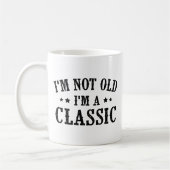 Ich bin ein Klassiker Kaffeetasse (Links)
