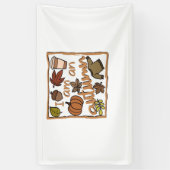 Ich bin ein klassischer Herbst-T - Shirt Banner (Vertikal)