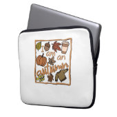 Ich bin ein klassischer Herbst-T - Shirt Laptopschutzhülle (Vorderseite Links)