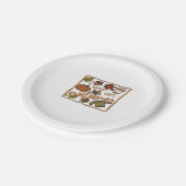 Ich bin ein klassischer Herbst-T - Shirt Pappteller (Schrägansicht)