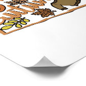 Ich bin ein klassischer Herbst-T - Shirt Poster (Ecke)