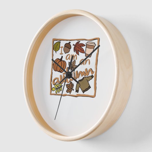 Ich bin ein klassischer Herbst-T - Shirt Uhr (Winkel)