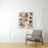 Ich bin ein klassischer Herbst-T - Shirt Wandteppich (Beispiel (Horizontal))