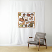 Ich bin ein klassischer Herbst-T - Shirt Wandteppich (Beispiel)