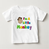 Ich bin ein kleiner Affe Baby T-shirt (Vorderseite)