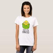 Ich bin ein kleiner Cornfused Funny Mais Pun T-Shirt (Vorne ganz)