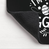 Ich bin ein kleiner Eggstra Funny Rabbit Ostersonn Mousepad (Ecke)