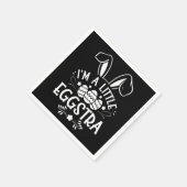 Ich bin ein kleiner Eggstra Funny Rabbit Ostersonn Serviette (Ecke)