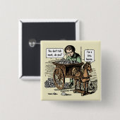 Ich bin ein kleiner Hoarse! Pferdepuppe Button (Vorne & Hinten)