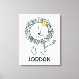 Ich bin ein kleiner König Leinwanddruck